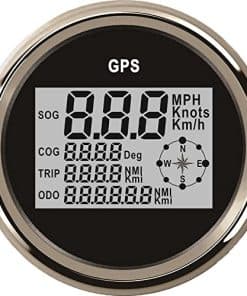 ELING Medidor de Velocímetro Digital GPS para Auto Barco