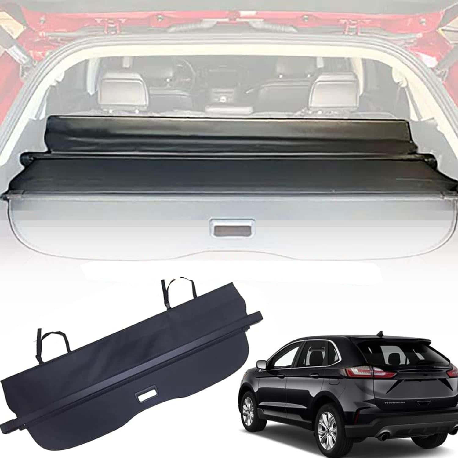 kaungka Cubierta de Carga Retráctil para Ford Edge - Imagen 9