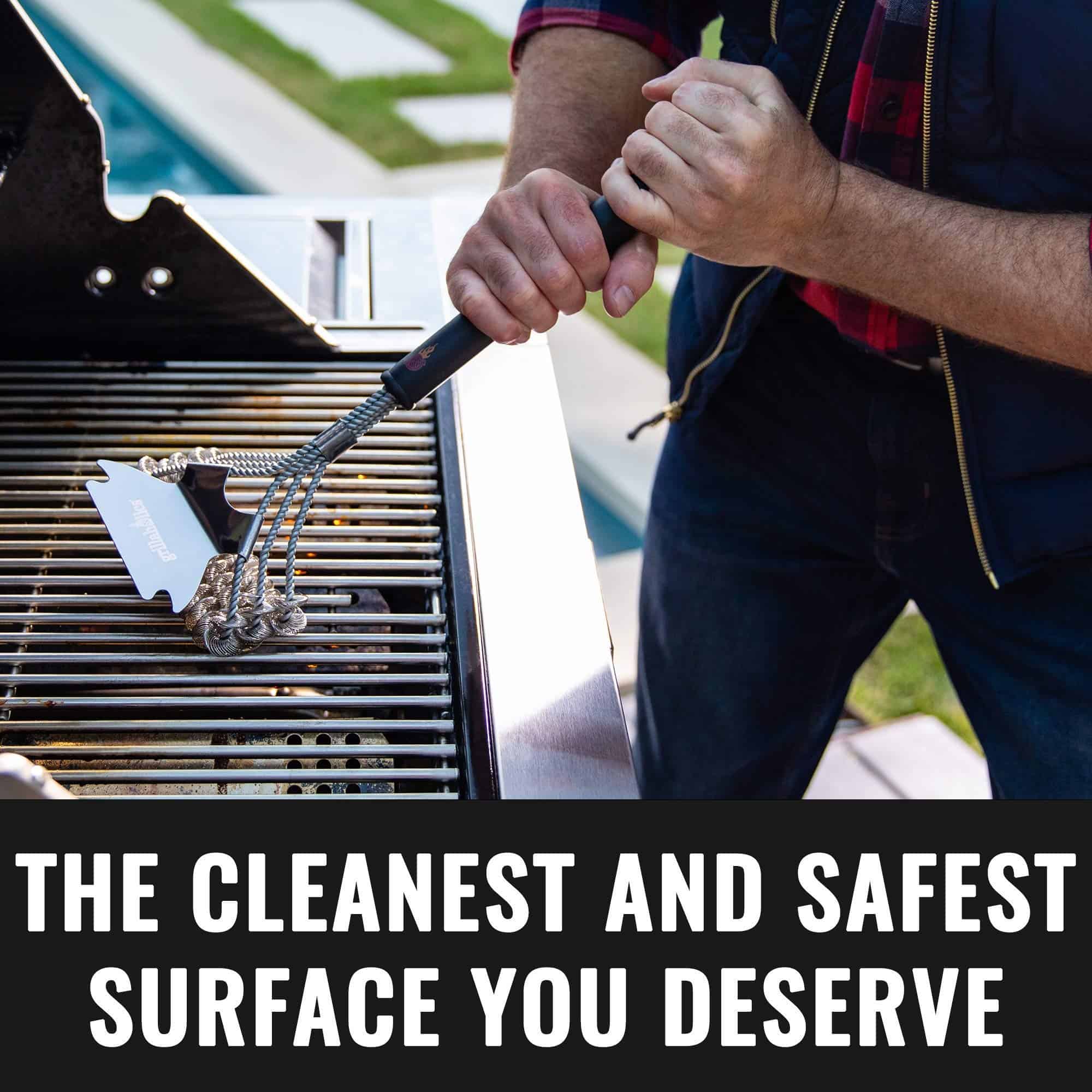 Cepillo para Parrilla Grillaholics para parrilla exterior - - Imagen 6