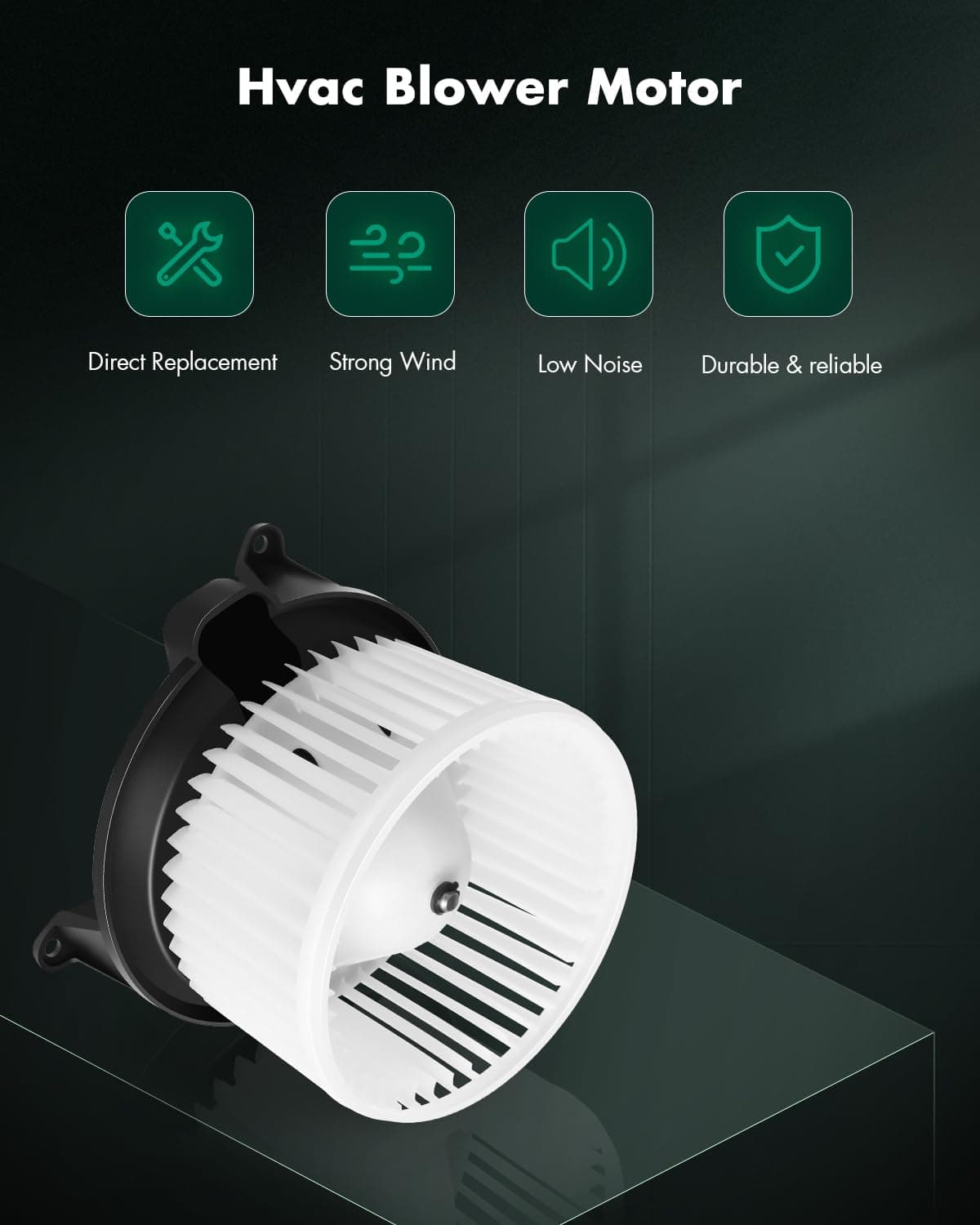 SCITOO HVAC Heater Blower Motor with Fan Cage Front 700174 - Imagen 3