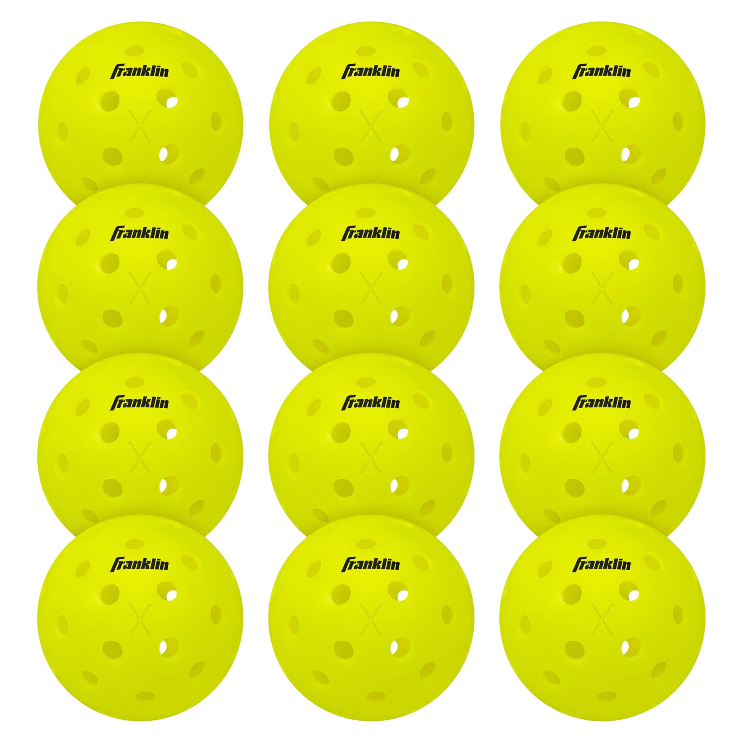 Franklin Sports Outdoor - X-40 Pelotas de Pickleball -