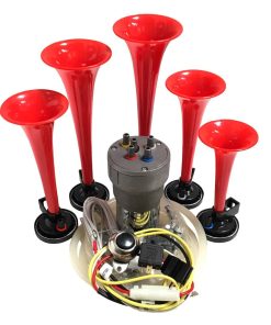 Bocina de Aire Dixie Roja - Versión Premium Completa de 12