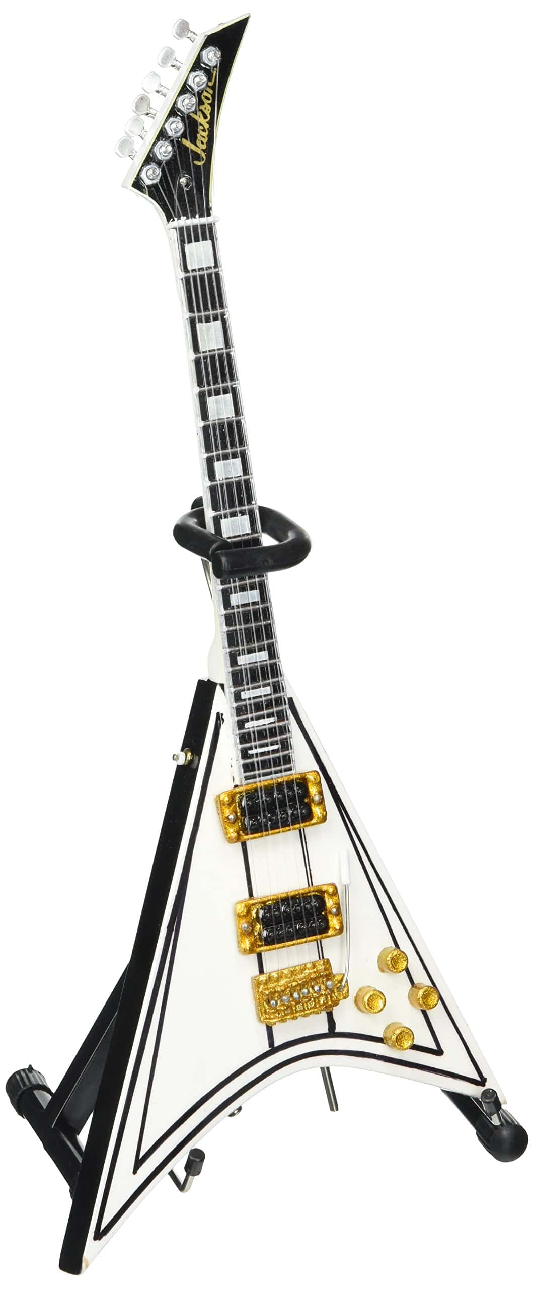 Mini Guitarra Axe Heaven RR-086 Randy Rhoads White Flying V