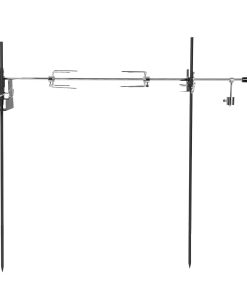 onlyfire Barbecue Rotating Cordless Dual Post Open Fire