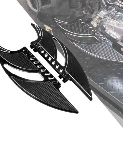 HDBUBALUS Tableros de Piso de Motocicleta CNC Tomahawk