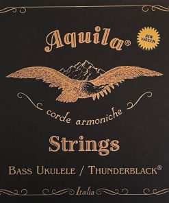 Cuerdas Aquila para bajo Ukulele, Negro (AQ-BUB 140U)