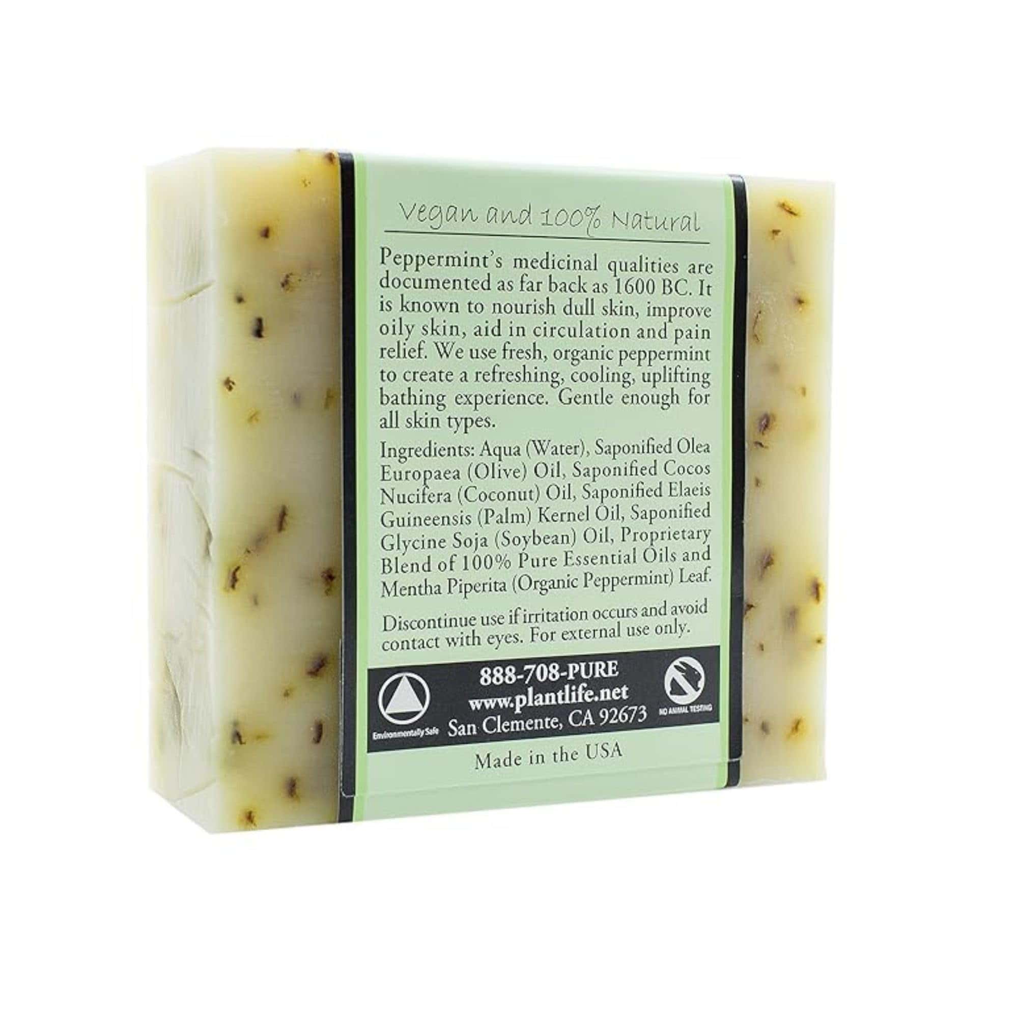 Jabón de Barra de Menta Plantlife de 6 Paquetes - Jabón - Imagen 5