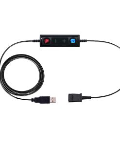 Adaptador USB a QD para Auriculares Plantronics, Poly y