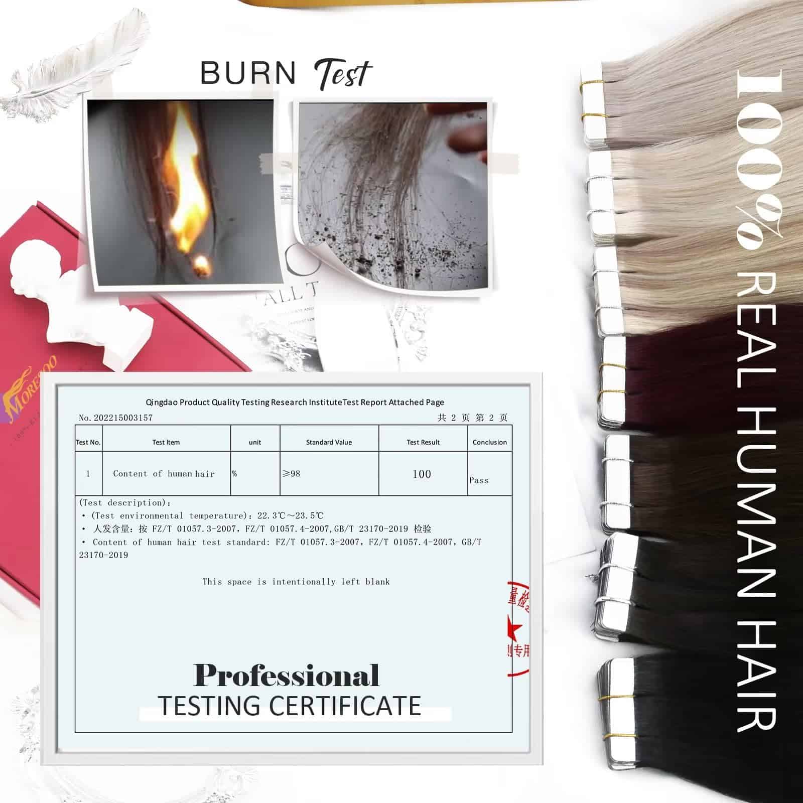 Extensiones de Cabello Tape in Balayage Moresoo Extensiones - Imagen 4