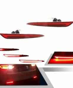 Faro Trasero de Reflector Rojo de Señal de Giro LED 3D