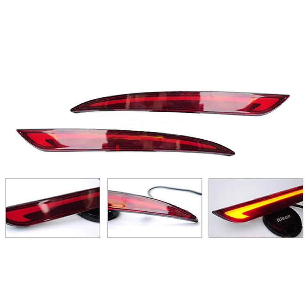 Faro Trasero de Reflector Rojo de Señal de Giro LED 3D - Imagen 3