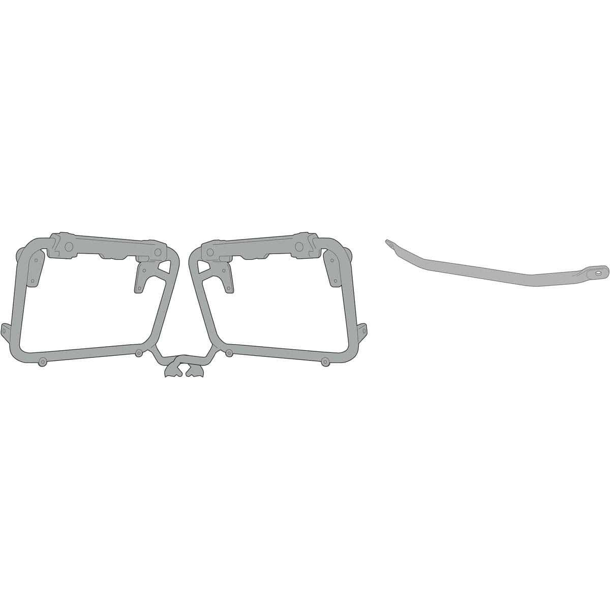 Soporte de Alforjas GIVI PL3112CAM para Maletas Trekker