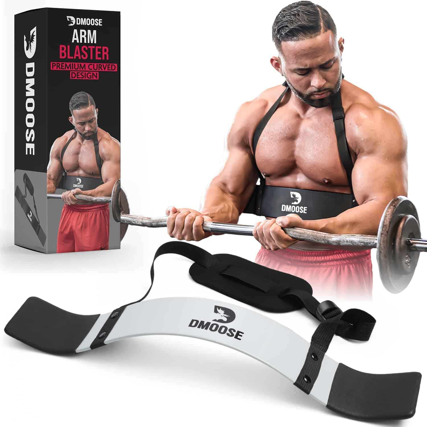 DMoose Arm Blaster para Bíceps Tríceps Hombres, Soporte