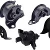 Set de 5 soportes de motor y transmisión ENA -Negro