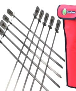 Set de Brochetas Cave Tools - Acero Inoxidable, Incluye 10