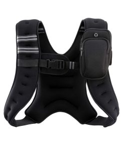 Chaleco con peso ZELUS, 12 lb, Negro