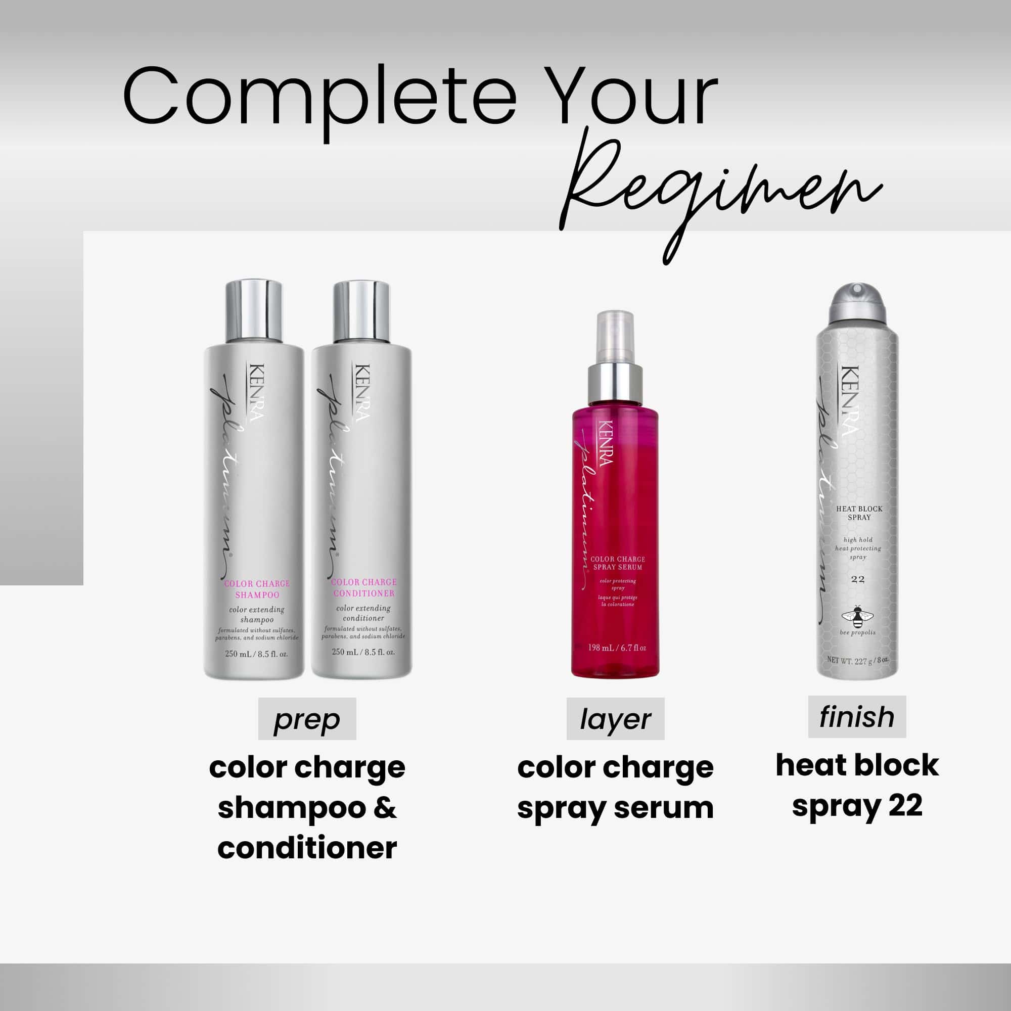 Kenra Platinum Color Charge Spray Serum | Spray protector - Imagen 6