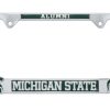Marco de Placa de Licencia de Metal Cromado -Alumni Chrome 3