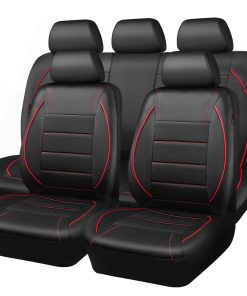 Funda de Asiento de Cuero con Piping Universal CAR PASS,