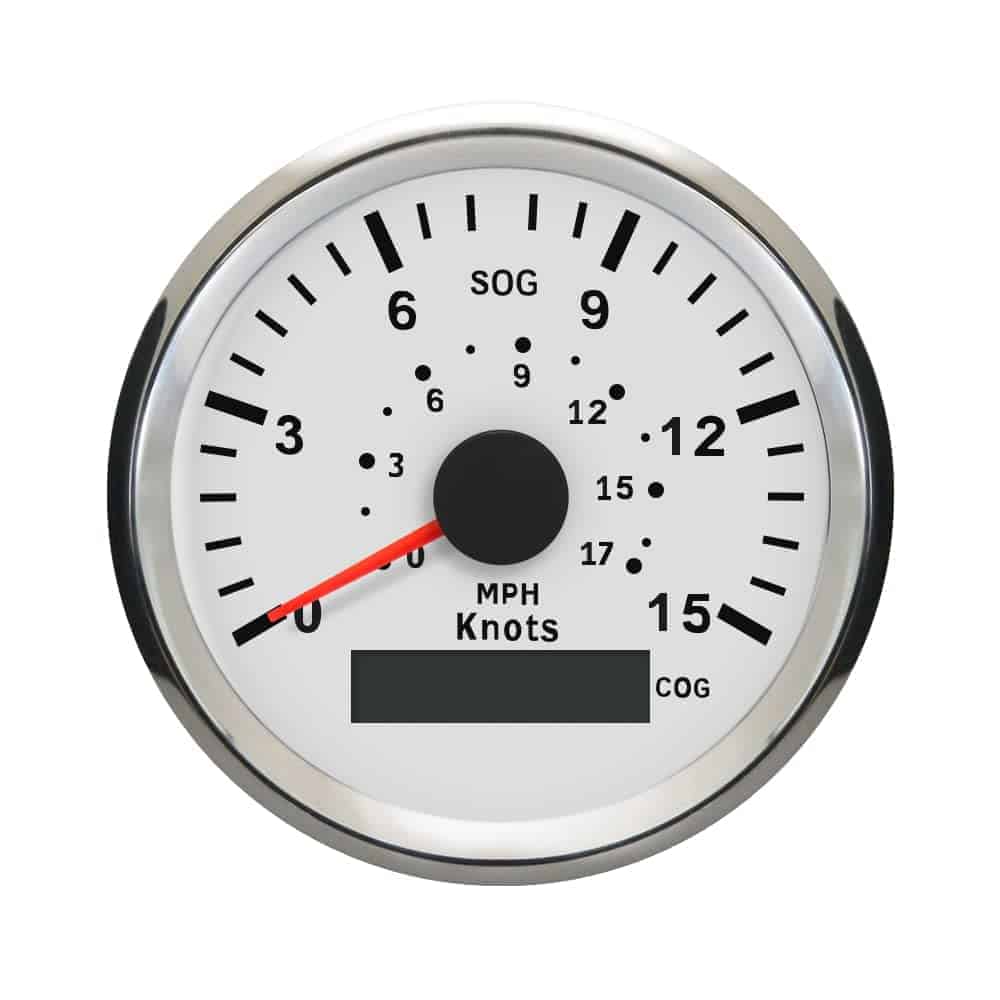 Velocímetro GPS Marino ELING 0-15Nudos 0-17MPH con Rumbo