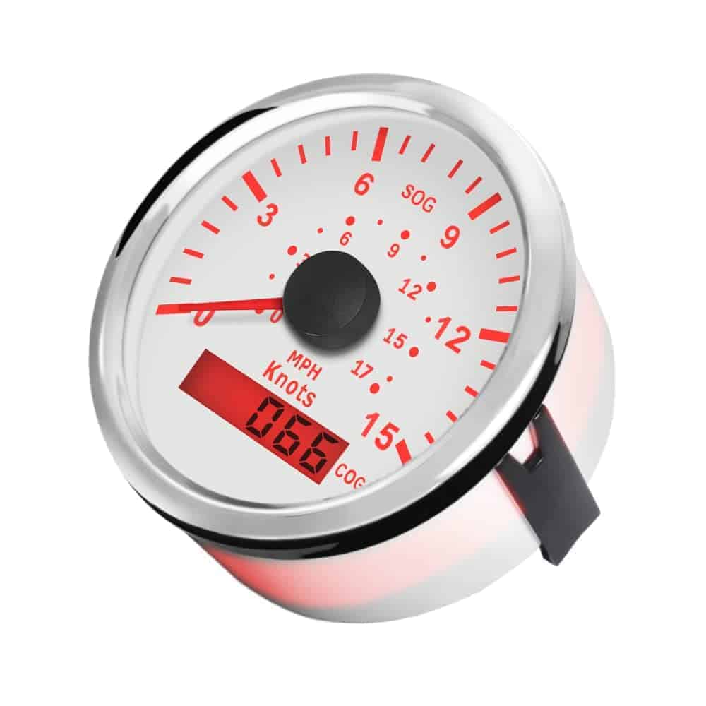 Velocímetro GPS Marino ELING 0-15Nudos 0-17MPH con Rumbo - Imagen 4