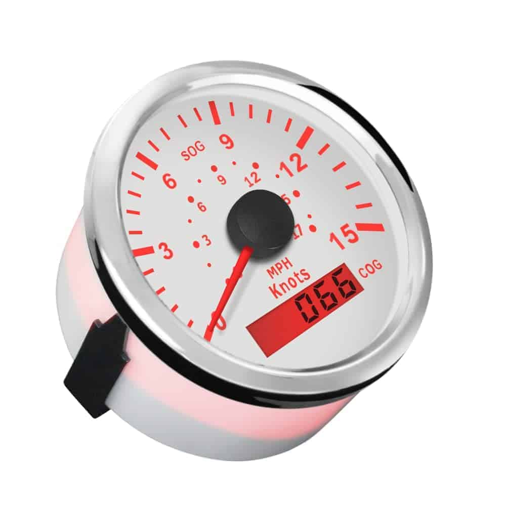 Velocímetro GPS Marino ELING 0-15Nudos 0-17MPH con Rumbo - Imagen 3