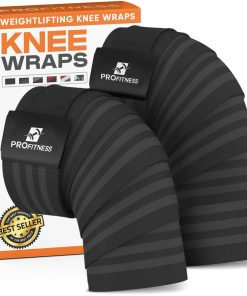 ProFitness Weightlifting Knee Wraps (Par) - Mangas de