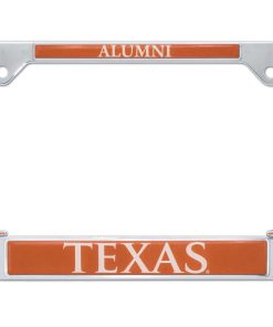 Portaplacas de matrícula metálico cromado con logotipos 3D