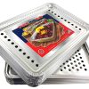 Pactogo 16" x 11" Bandeja de Aluminio para Parrilla BBQ