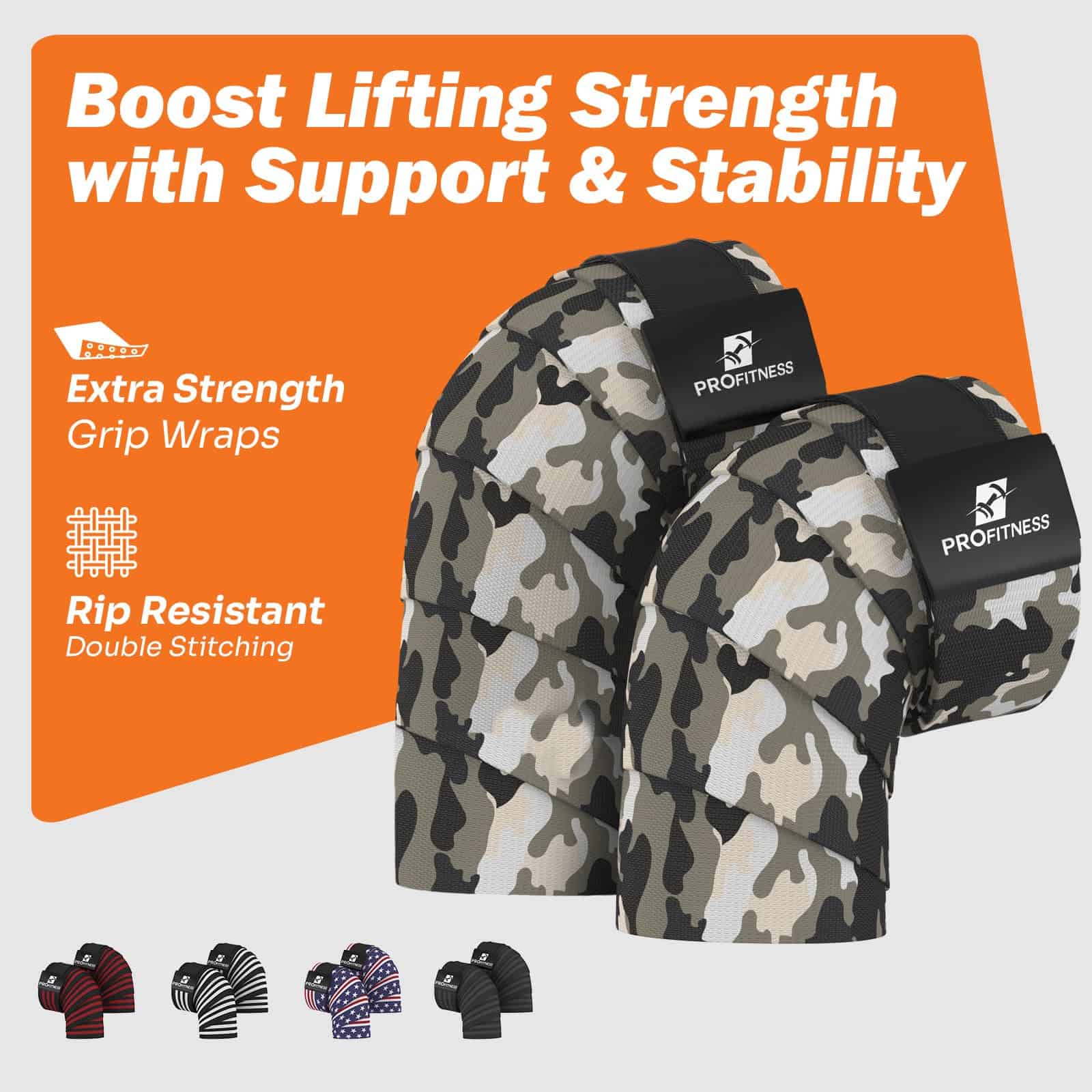 Vendas de Rodilla Powerlifting ProFitness para Sentadillas - Imagen 3