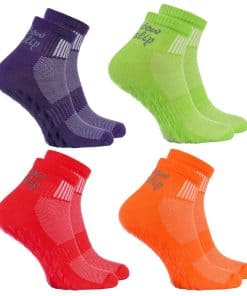 4 pares de calcetines antideslizantes coloridos ABS SPORT