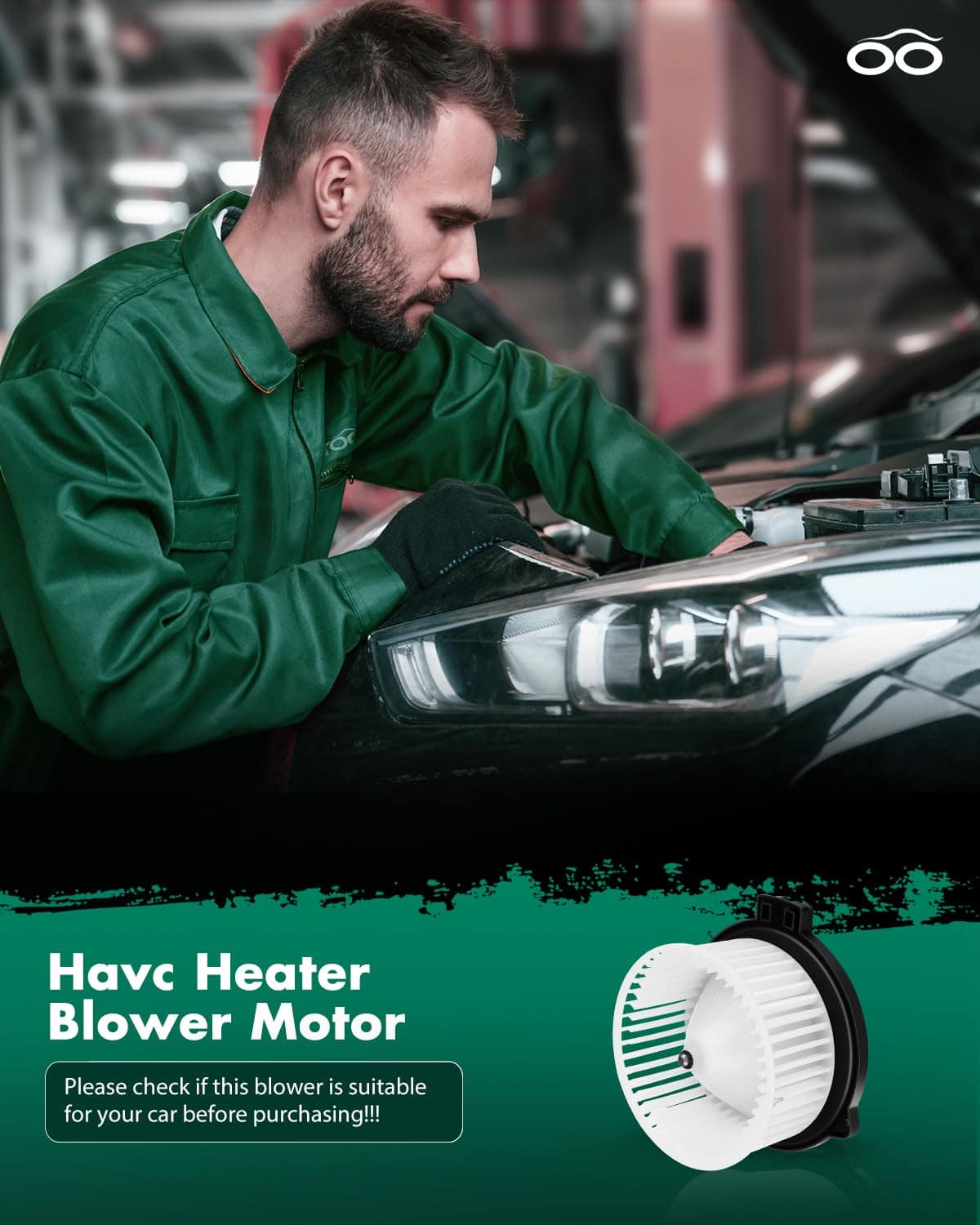 SCITOO HVAC Heater Blower Motor con Jaula -Como se Muestra e - Imagen 8