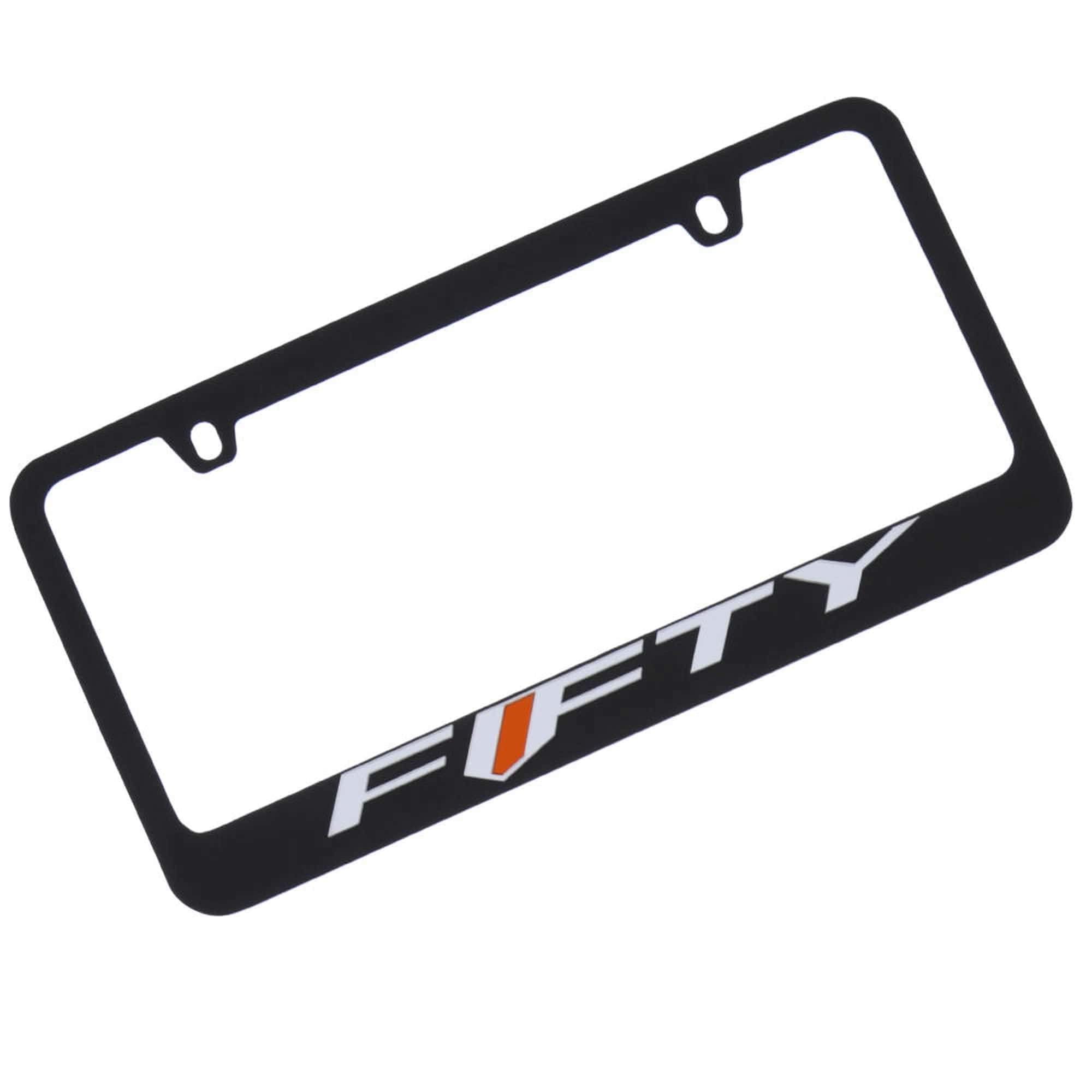 Marco de Placa de Licencia Negro Eurosport Daytona-