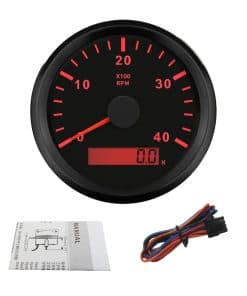 ELING Tacomé​​tro de Coche Impermeable para Camiones con