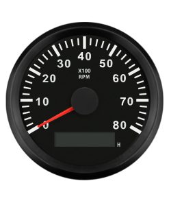 Medidor de RPM ELING con Horómetro para Auto Camión Barco