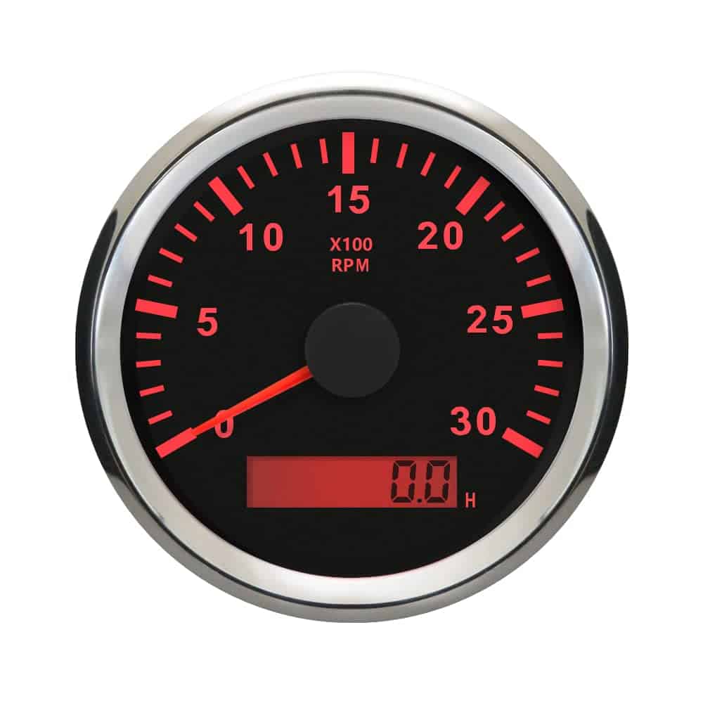 Tacómetro RPM Universal ELING Contador de RPM con Horas - Imagen 8