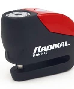 Candado de disco con alarma RADIKAL RK9 120db Botón ON, Más