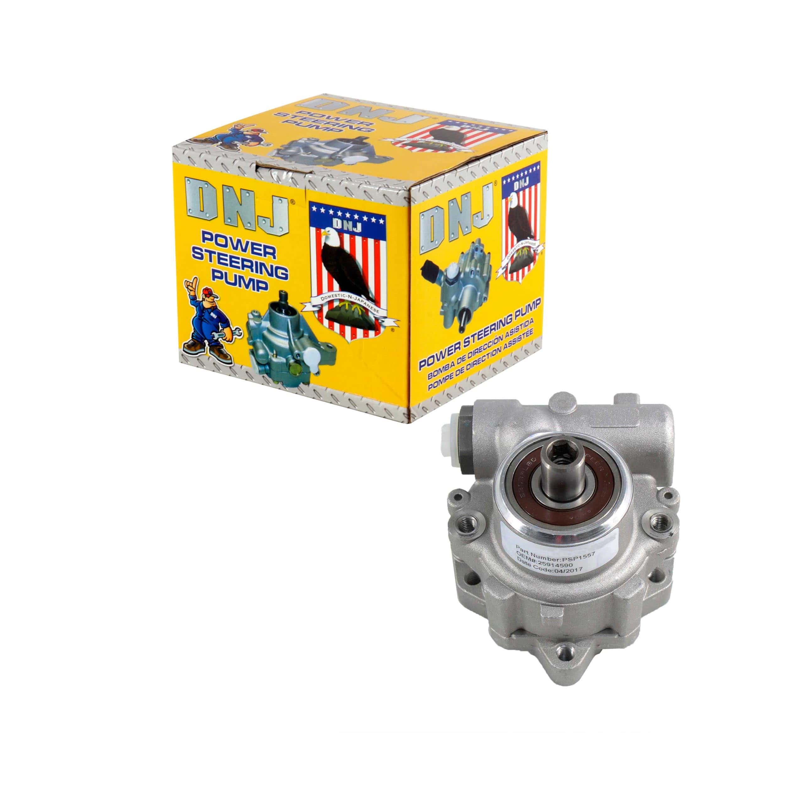 Bomba de Dirección Asistida Nueva DNJ PSP1557 para Cadillac
