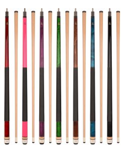 Set de 7 palos de billar de la marca Aska L2, 58" de arce