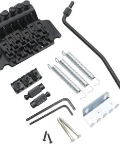 Puente de trémolo para guitarra eléctrica color negro con