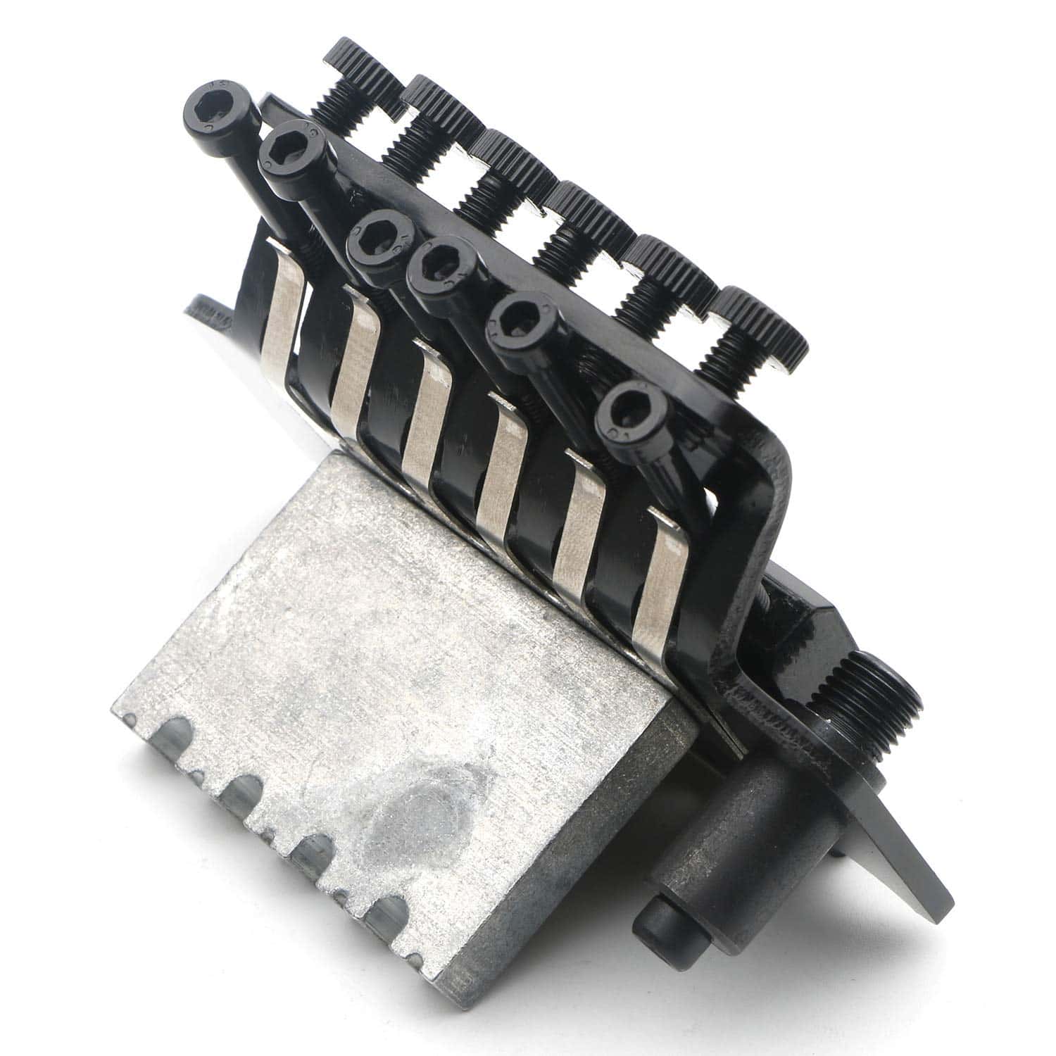 Puente de trémolo para guitarra eléctrica color negro con - Imagen 6