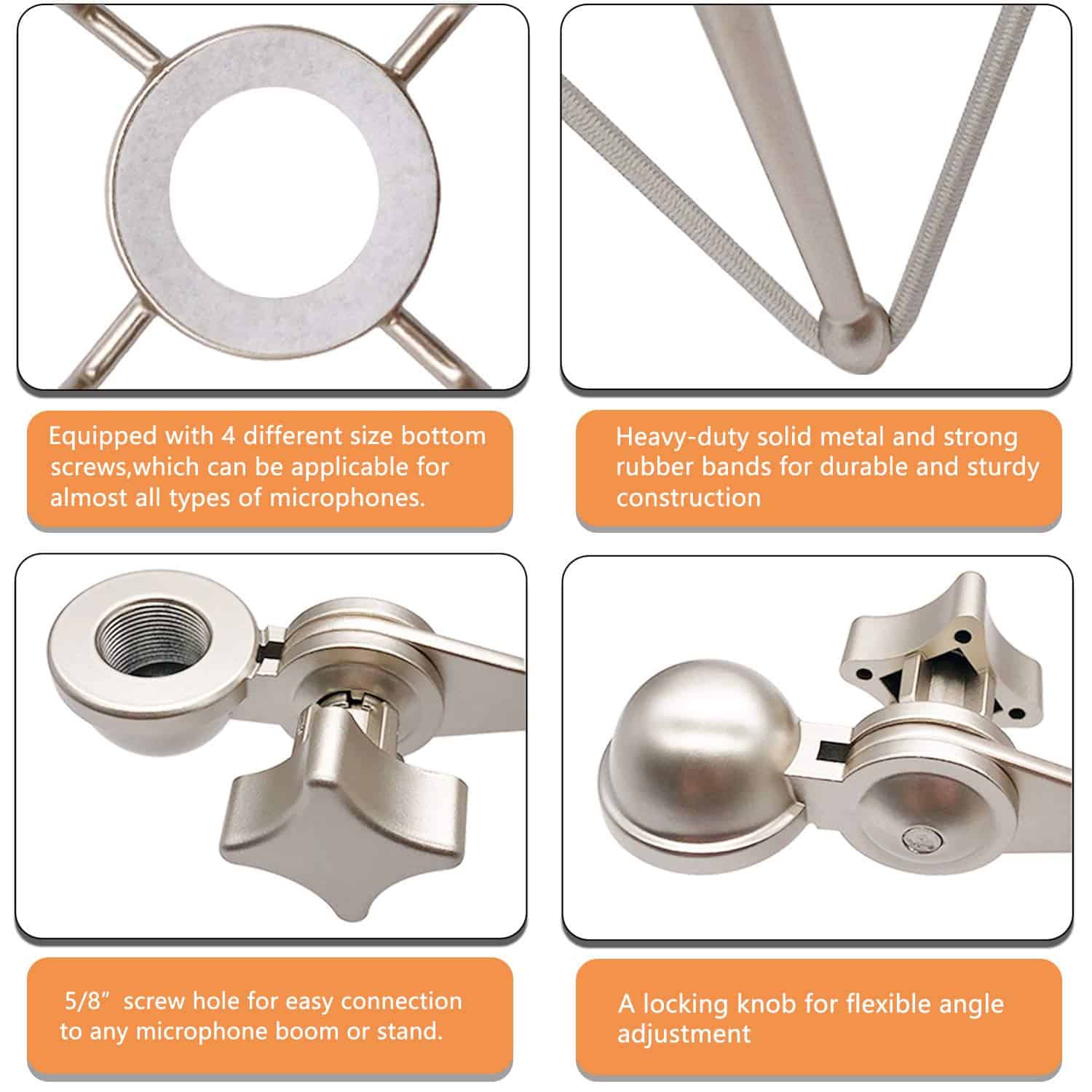 Boseen Soporte de Choque de Micrófono - Soporte - Imagen 5
