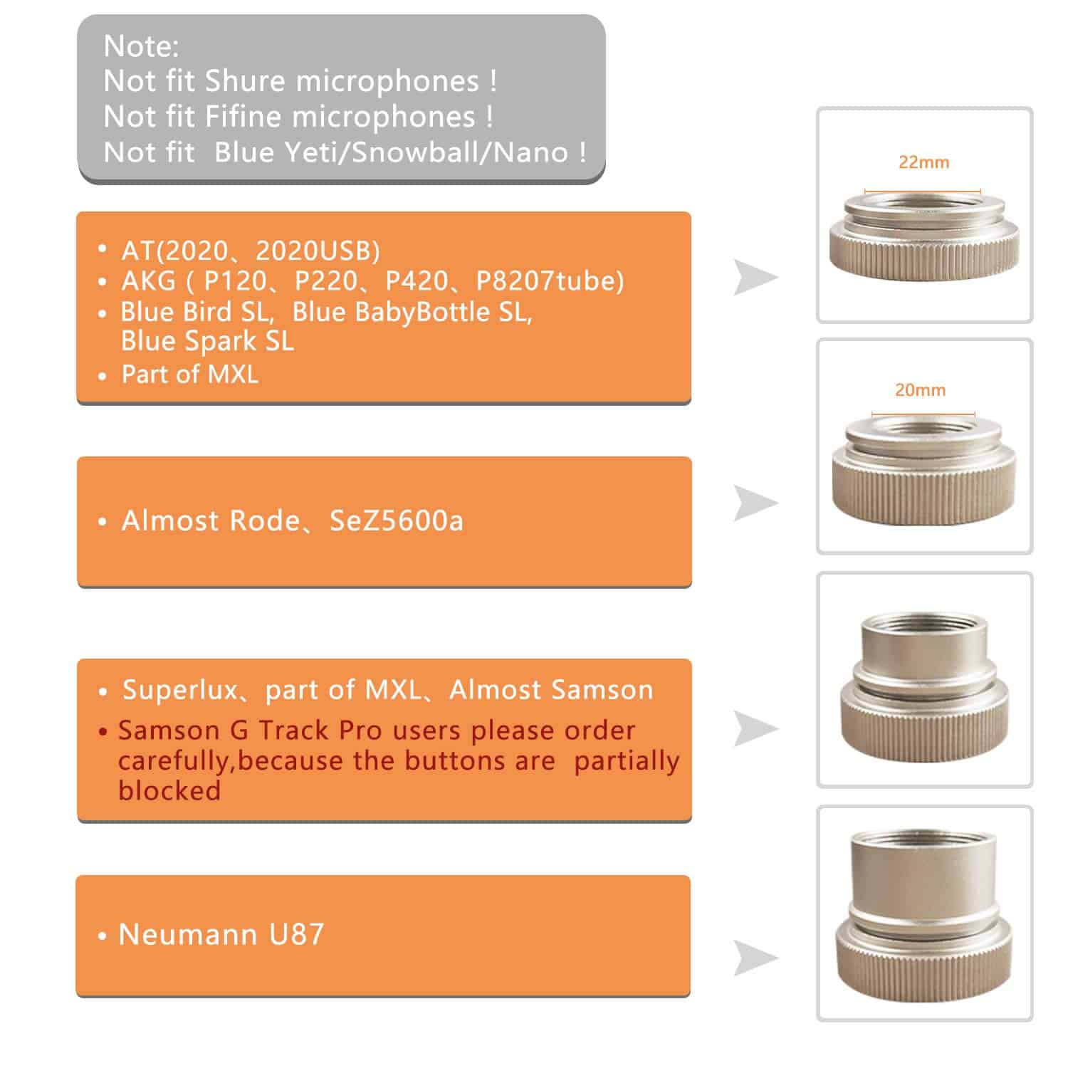Boseen Soporte de Choque de Micrófono - Soporte - Imagen 3