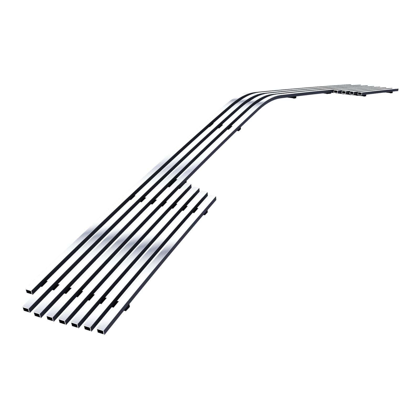 Parrilla delantera de inserción de rejilla APS compatible