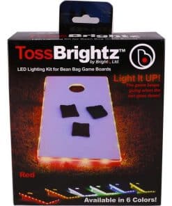 Brightz TossBrightz Red Led Cornhole Lights Led Corn Hole