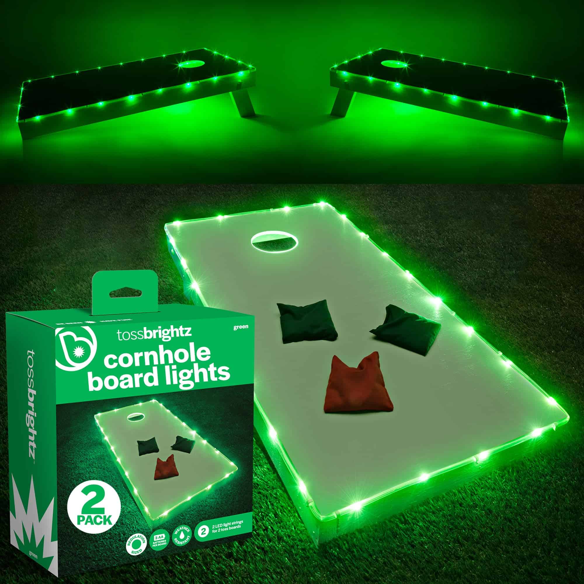 Brightz TossBrightz Luces de Maíz LED Verdes Luces de Maíz