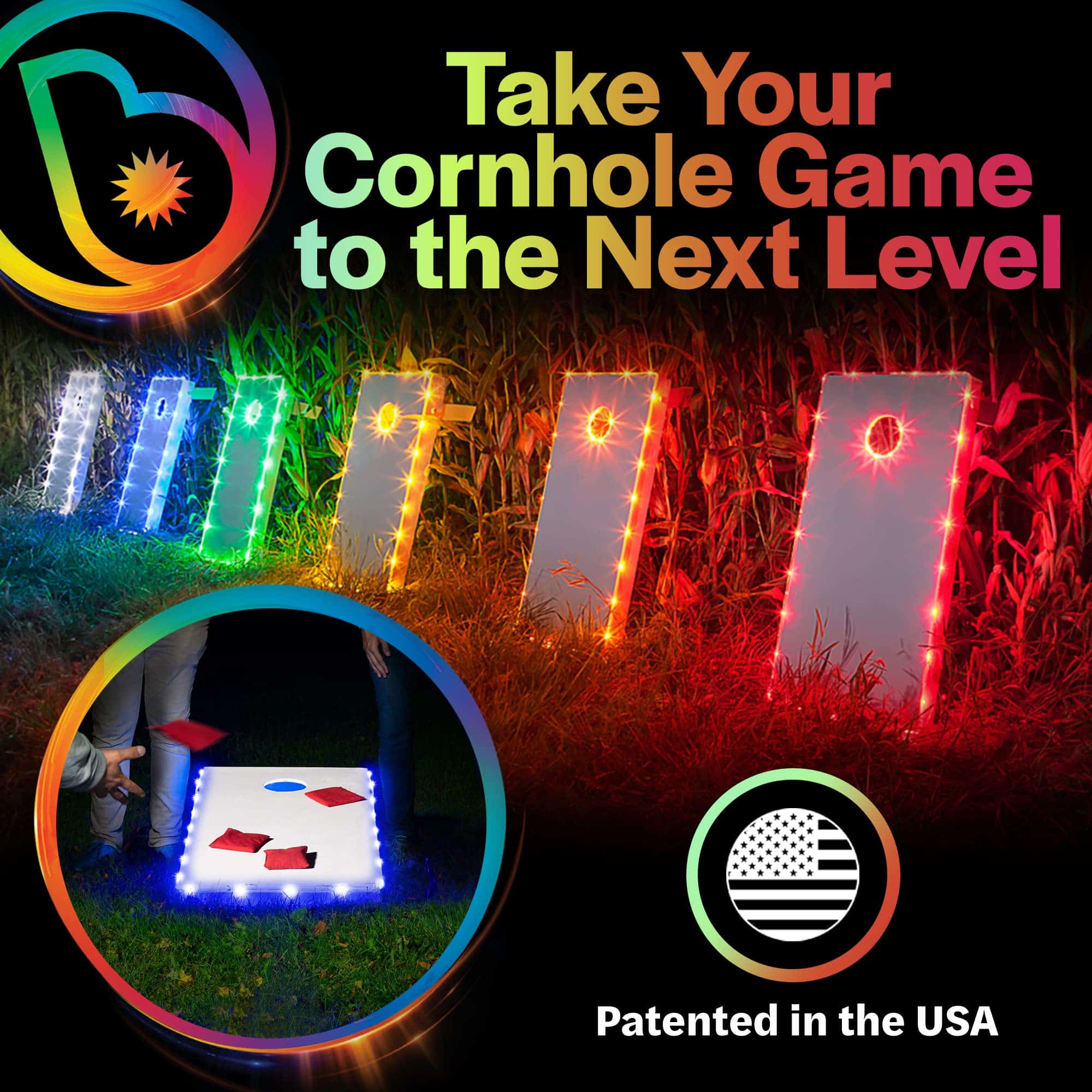 Brightz TossBrightz Luces LED Blancas para Cornhole - Luces - Imagen 3