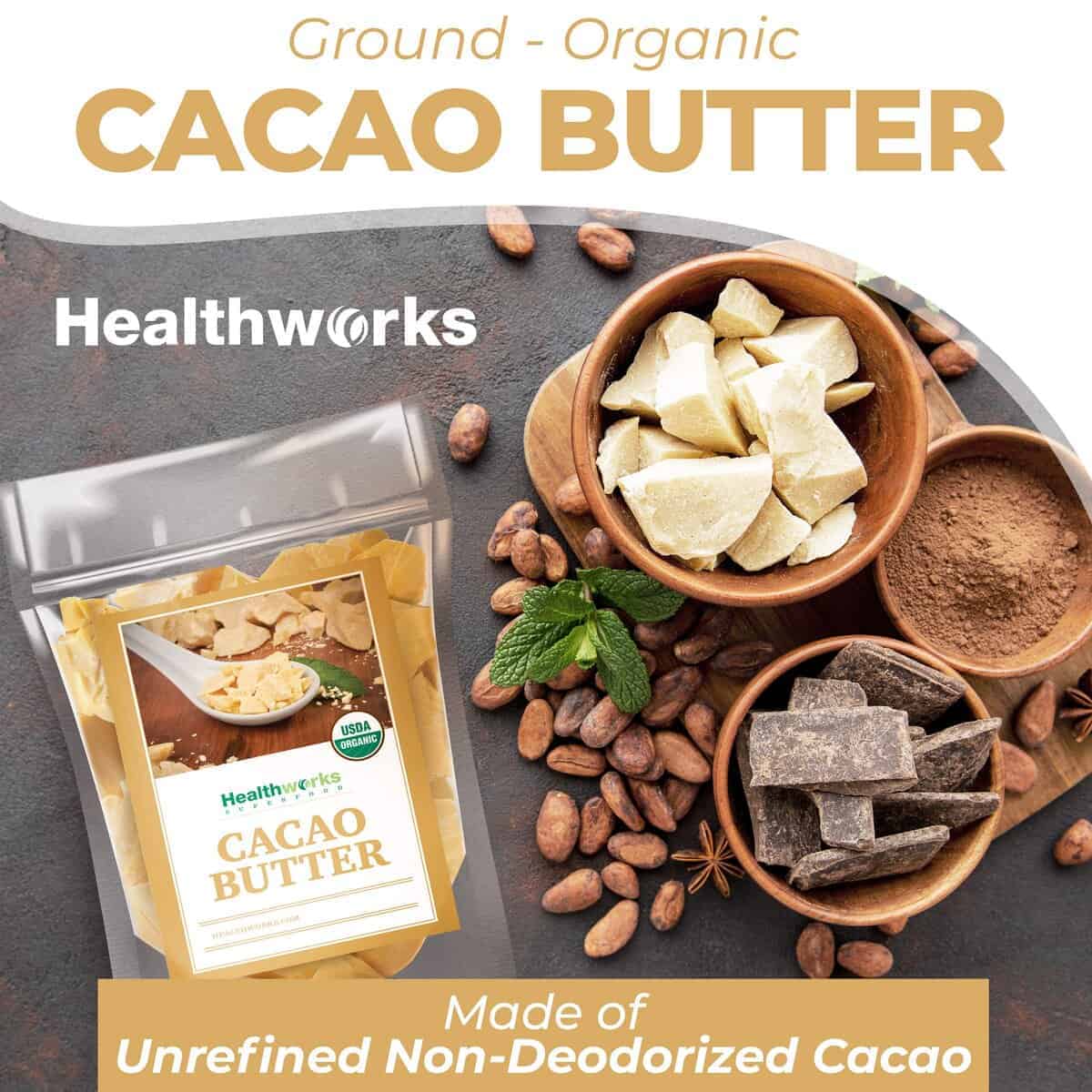 Mantequilla de Cacao Orgánica Healthworks Superfoods - 16 - Imagen 4