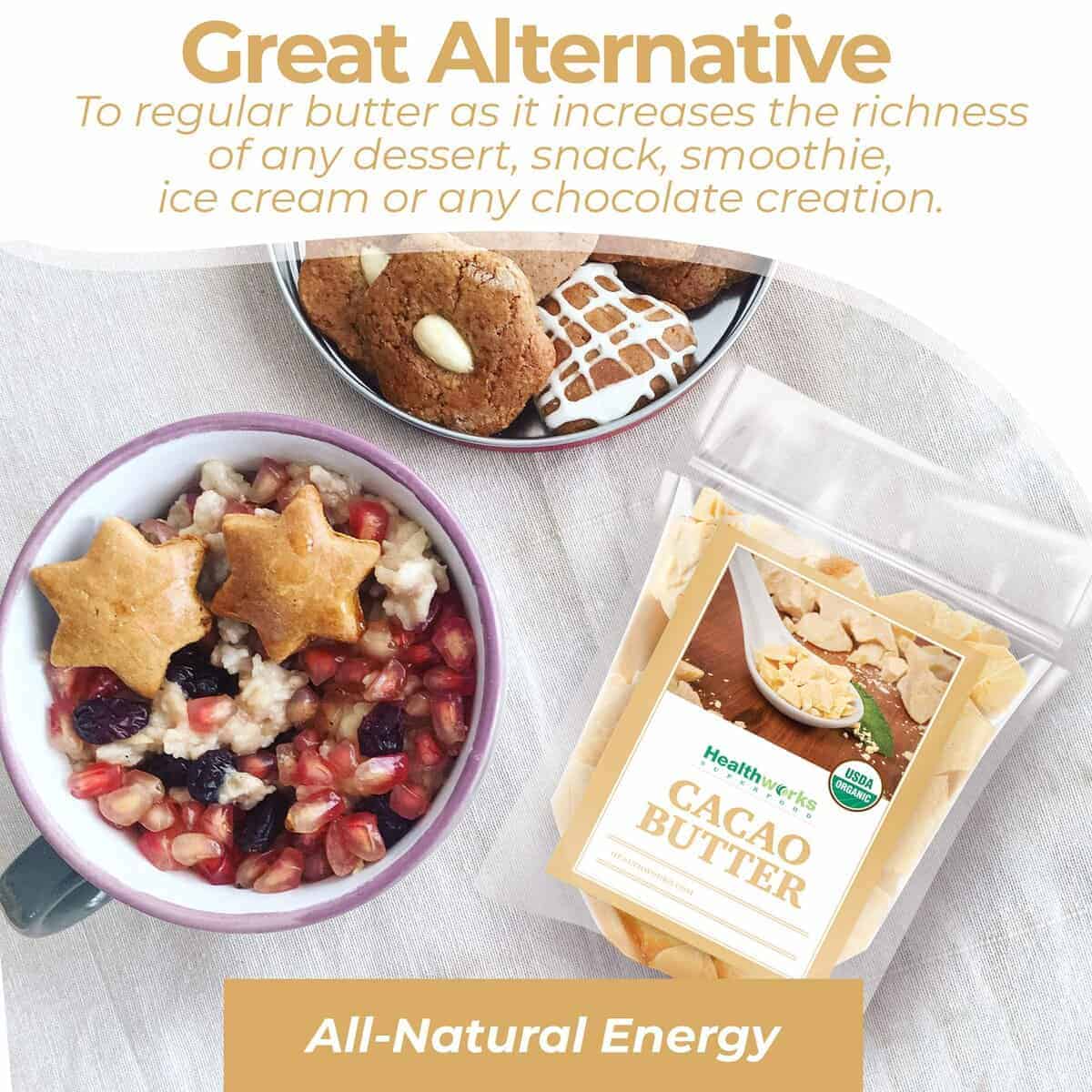 Mantequilla de Cacao Orgánica Healthworks Superfoods - 16 - Imagen 5