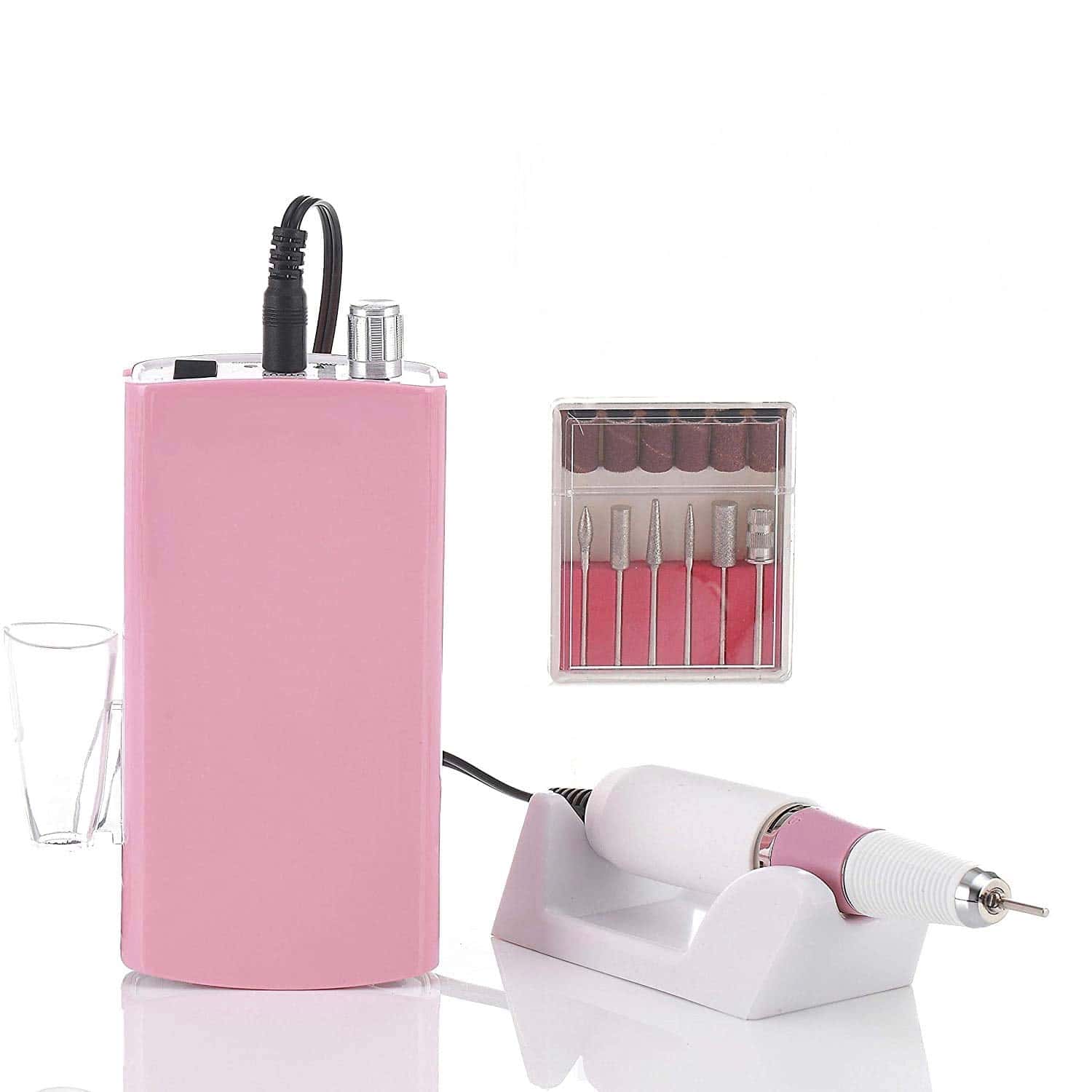 Máquina de Taladro de Uñas Portátil Miss -Rosa Pura